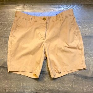 Talbots khaki Relaxed Chino shorts.  Size 6.